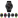 Ally 22MM Gear S3 Watch 4 46mm Silikon Kayış ( S  Beden)-SİYAH1