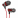 KUULAA Zinc Alloy 3.5mm Jack Mikrofonlu Kulak İçi Kulaklık-KIRMIZI1
