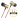 Plextone DX2 3.5mm Metal Kablolu Stereo Kulak İçi Oyuncu Kulaklık-GOLD1