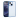 iPhone 13 Mini 5.4inç Lazer Kaplama Renkli Kenar Şeffaf Kılıf-MAVİ1