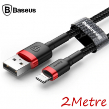 Baseus İPhone 14-13-12-11 2 Metre Halat Usb Şarj Kablosu