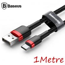 Baseus Cafule Usb Type C 1 Metre 3.0A Hızlı Şarj Halat Usb Kablo