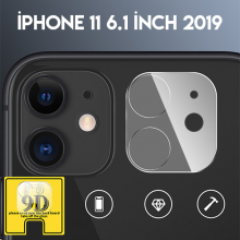iPhone 11 6.1 full Tempered Kamera Koruyucu Kırılmaz Cam