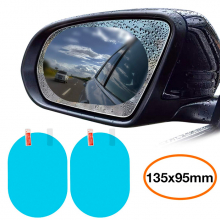 Baseus 135x95mm Araç Oto Yan Dikiz Ayna Yağmur Su Kaydırıcı Sis Önleyici Film 2 Adet Set
