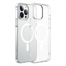 Baseus Crystal iPhone 12 Pro Max Kılıf Magsafe Uyumlu Manyetik Kılıf