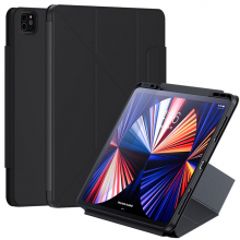 Baseus Safattach Y-Type iPad Pro 12.9 inç (2021-2020-2018 Kılıf ) Manyetik Standlı Kılıf