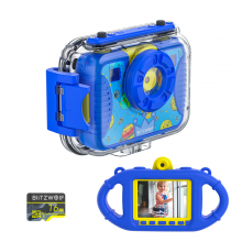 BlitzWolf 1080p Çocuk Sport Dijital Fotoğraf Makinesi ve Kamera 16GB hafıza kart hediyeli