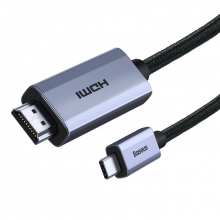 Baseus HDMI to Type-C Kablo 4K Dönüştürücü Görüntü Aktarma Kablosu 1m