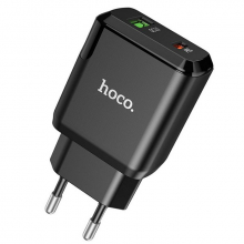 HOCO N5 PD20W QC3.0 Type-C + USB Hızlı Şarj Adaptörü Şarj Başlığı
