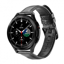 Dux Ducis SM Galaxy Watch 20MM-Huawei GT2-GT3 42MM-Magic 2 42MM için Business Deri Kayış Kordon