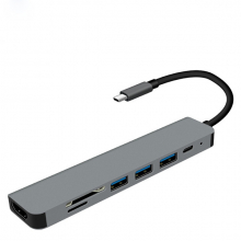 Ally 7in1 USB 3.1 HDMI 4K 30HZ 2K 1080P Type-C HUB Adaptör Dönüştürücü