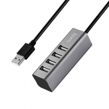 HOCO HB1 80cm Kablolu 4 Portlu USB Çoğaltıcı HUB Adaptör
