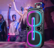 ALLY ZQS10201 Büyük Boy 400W DJ Karaoke Taşınabilir Hoparlör Bluetooth Speaker