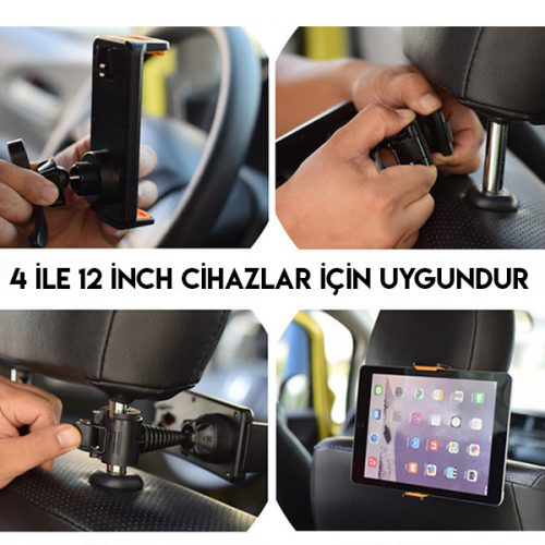 Ally Univeral Araç Arka Koltuk Tablet Telefon Tutucu